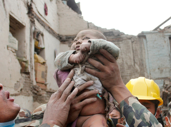 Nepal Earthquake, Baby Nepal Earthquake, Baby